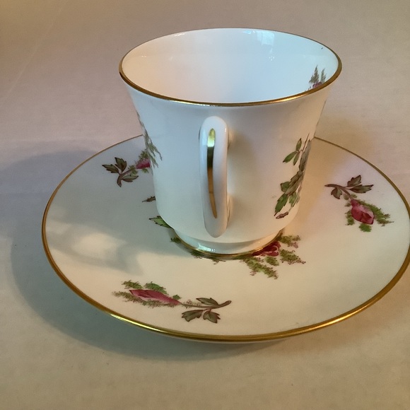 Royal Chelsea Bone China Teacup & Saucer Moss Ross - Picture 6 of 13